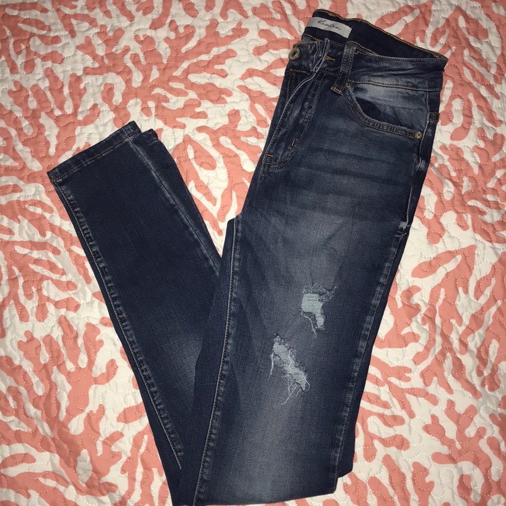 UNWORN Ripped skinny jeans
